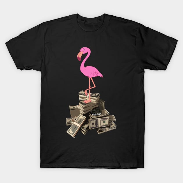 Hippie Heads (Flamingo Money Tee) T-Shirt by HippieHeadsFam